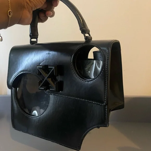 Off white Meteor Jitney Leather Bag - Picture 4 of 15